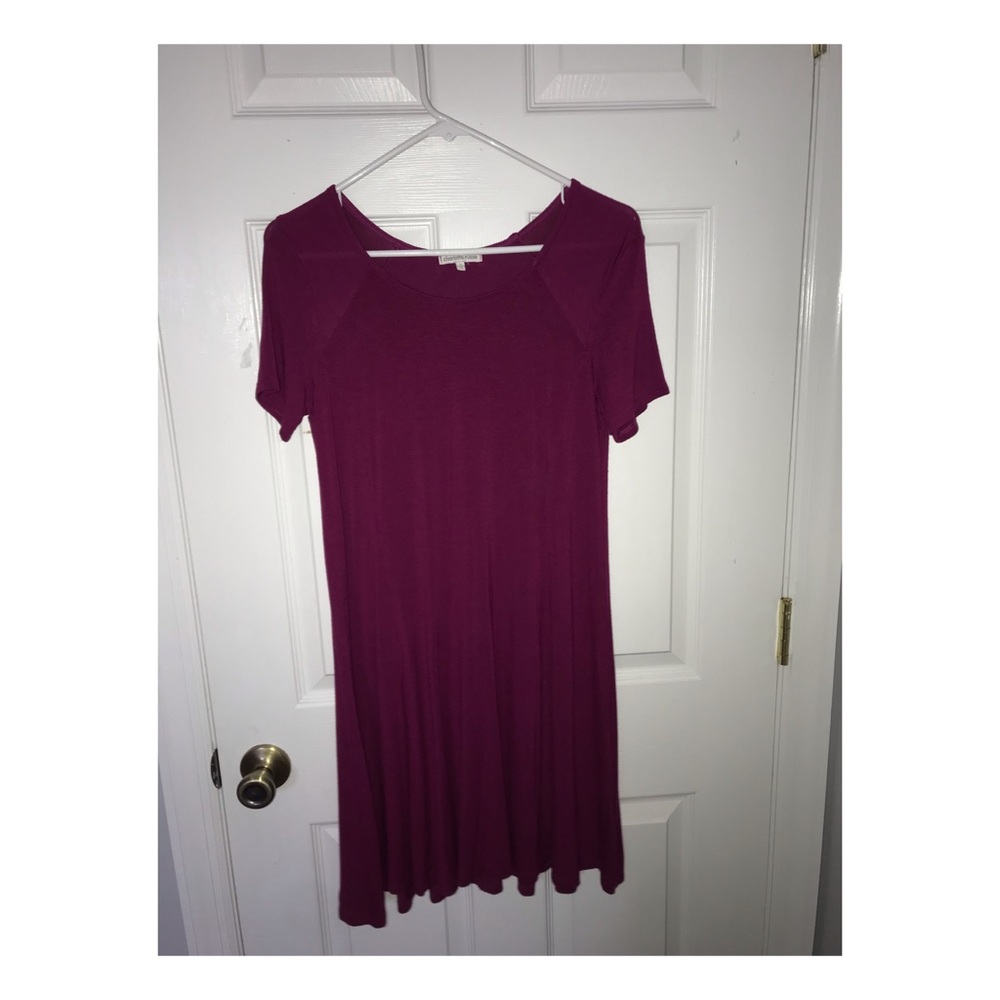 Casual Short Sleeve T-Shirt Dress